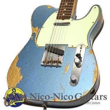 Fender Custom Shop 2018 1963 Telecaster Heavy Relic (Super Faded Aged Lake Placid Blue)