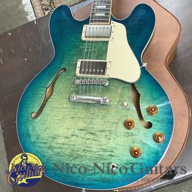 Gibson Memphis 2018 ES-335 Figured (Aquamarine)