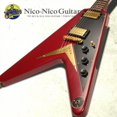 Gibson 1982 Flying V Heritage Korina (Candy Apple Red)