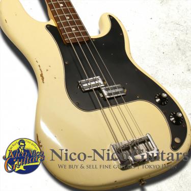 Fender Custom Shop 2009 MBS ’70 Precision Bass Relic Master Built by Jason Smith (White)