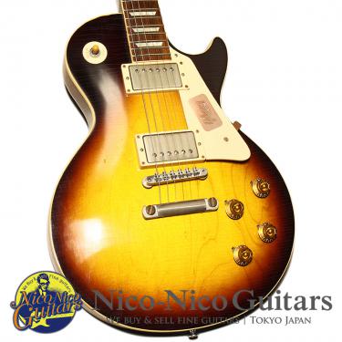 Gibson Custom Shop 2012 Historic Collection 1958 Les Paul Aged Plain Top (Dark Burst)