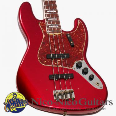 Fender Custom Shop 2024 Limited Edition 1966 Jazz Bass Journeyman Relic (Aged Candy Apple Red / MH)