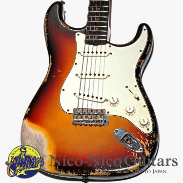 Fender Custom Shop 2022 1961 Stratocaster Heavy Relic (Super Faded Aged 3 Color Sunburst)
