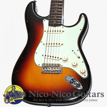 Fender Custom Shop 2019 1964 Stratocaster Journeyman Relic (Wide Black 3Tone Sunburst)