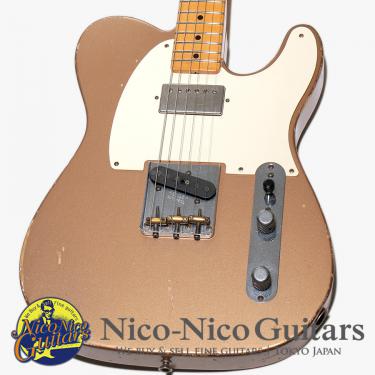 Fender Custom Shop 2012 MBS Custom Telecaster w/ Humbucker Relic Master Built by Paul Waller (Firemist Gold Metallic / Maple)