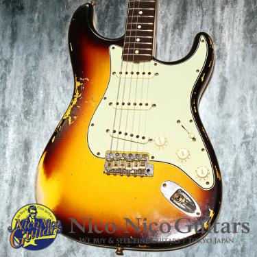 Fender Custom Shop 2021 Limited 1963 Stratocaster Heavy Relic (Aged 3Tone Sunburst)