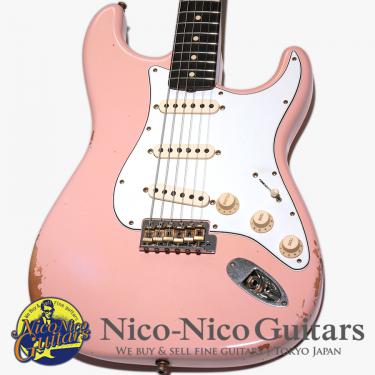 Fender Custom Shop 2024 60’s Stratocaster Relic Roasted Maple Neck (Aged Shell Pink)