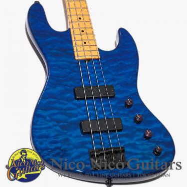 Sadowsky NYC 2015 Custom 4 Strings J Bass QMT (Transparent Blue)