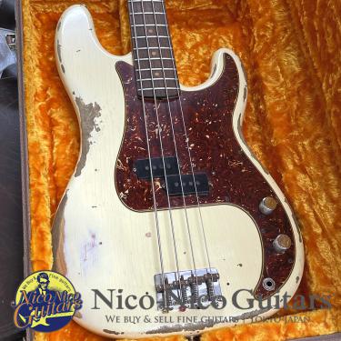 Fender Custom Shop 2019 1960 Precision Bass Heavy Relic (Aged Vintage White)