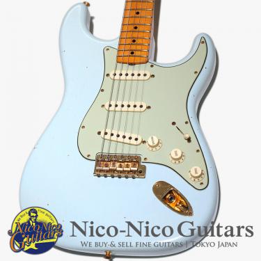 Fender Custom Shop 2021 Limited Edition 1962 Stratocaster Bone Tone Journeyman Relic (Super Faded Aged Sonic Blue)