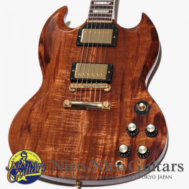 Gibson Custom Shop 2023 1961 SG Standard Koa Top Gloss (Natural)