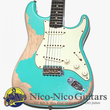 Fender Custom Shop 2021 Limited 1960 Stratocaster Dual Mag II Super Heavy Relic (Aged Sea Foam Green)