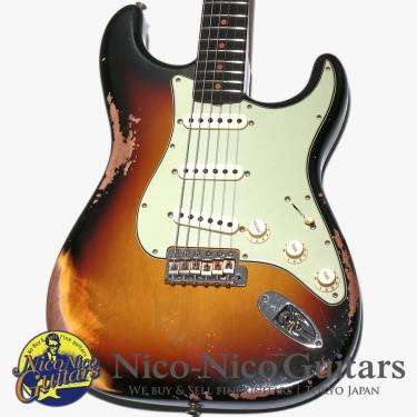 Fender Custom Shop 2024 1960 Stratocaster Heavy Relic (Faded Aged 3 Color Sunburst)