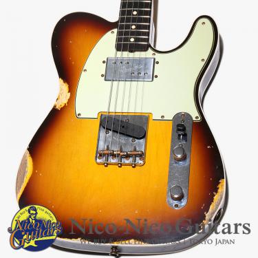 Fender Custom Shop 2021 LTS CuNiFe Telecaster Custom Relic (Faded Aged Chocolate 3Tone Sunburst)