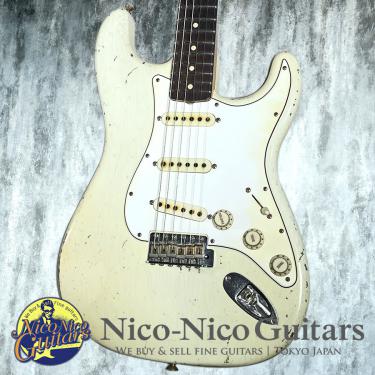 Fender Custom Shop 2018 MBS 1963 Stratocaster Relic Master Built by John Cruz (Olympic White)