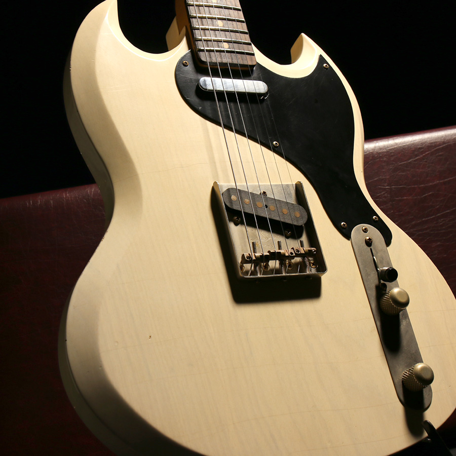 Staff Pick!】2015 RS Guitarworks STee BLACKGUARD (White Blonde