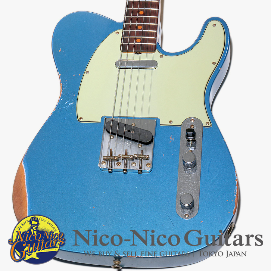 Fender Custom Shop 2024 1963 Telecaster Relic (Aged Lake Placid Blue)
