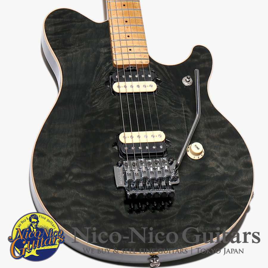 Music Man 1995 EVH Signature QMT (Black Translucent)