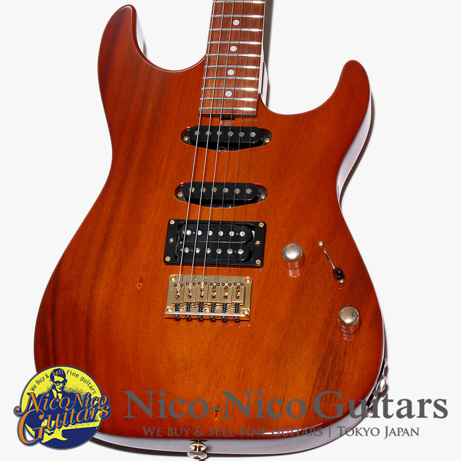 Pensa Custom Guitars 2000 ST Type SSH Hard Tail (Light Amber Tint Slight Burst)