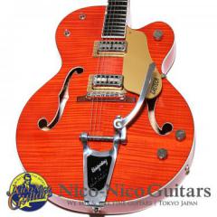 Gretsch 2016 G6120-BSNV Brian Setzer Signature Nashville (Orange Stain)
