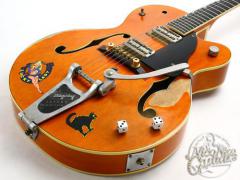 Gretsch Custom Shop 2006 Masterbuilt G6120 SSC Brian Setzer Tribute by Stephen Stern (Orange)
