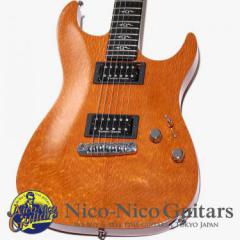Fender Custom Shop 2005 Showmaster Elite Lacewood Top Set Neck (Amber)