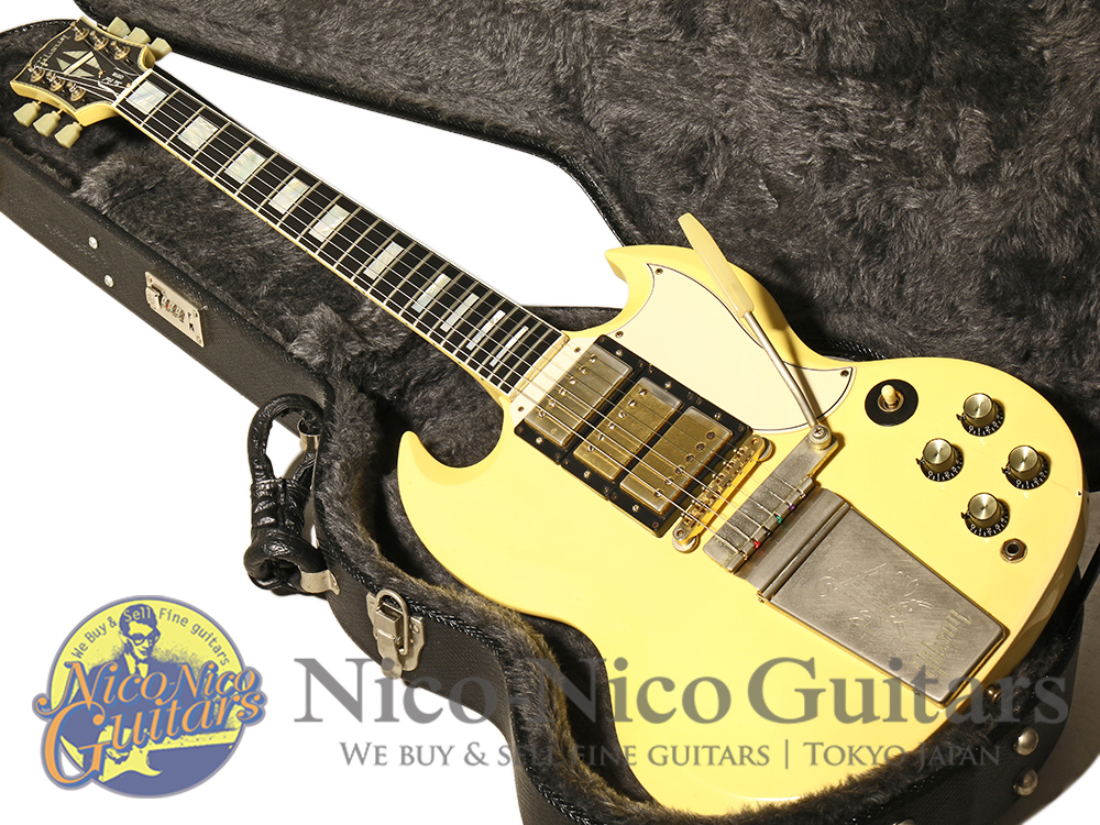 Gibson Custom Shop 2005 Historic Collection SG Custom Maestro Reissue (Classic White)