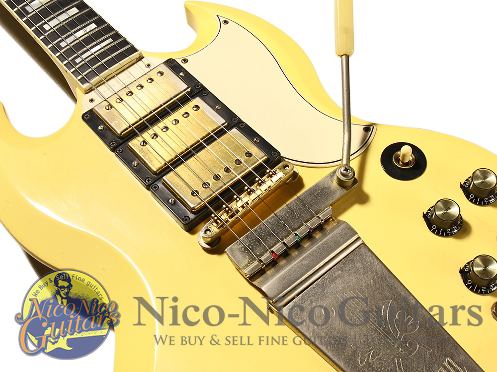 Gibson Custom Shop 2005 Historic Collection SG Custom Maestro Reissue (Classic White)
