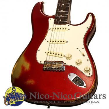 Fender Custom Shop 2008 1968 Stratocaster Heavy Relic (Candy Apple Red over Gold/R)