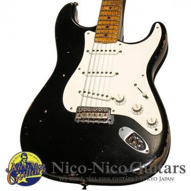Fender Custom Shop 2015 MBS 1956 Stratocaster Eric Clapton Style Heavy Relic Master Built by Todd Krause (Black)