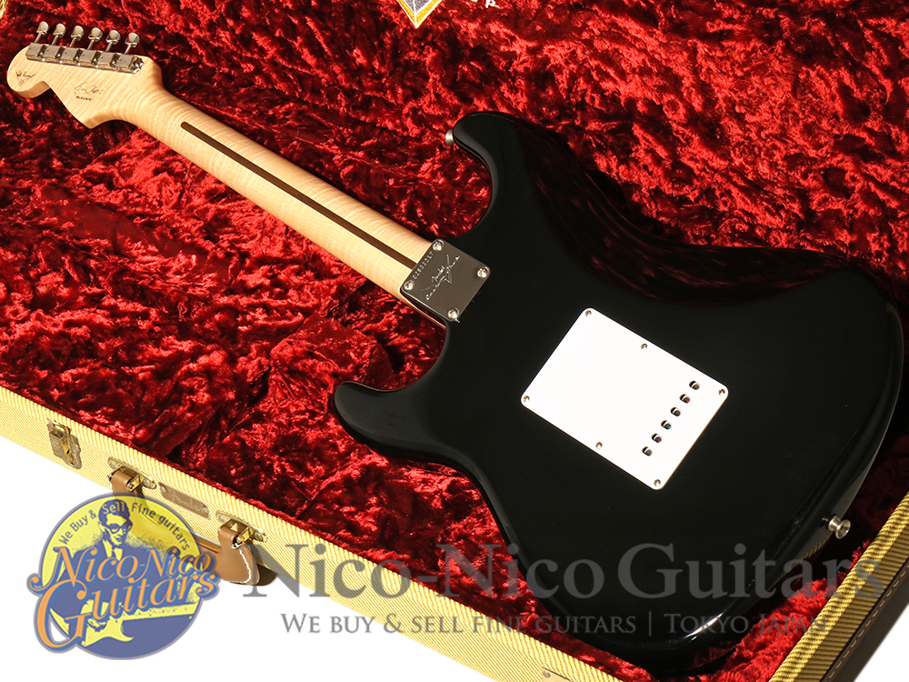 Fender Custom Shop 2017 MBS Eric Clapton Stratocaster NOS Flame Neck Master Built by Todd Krause (Black)