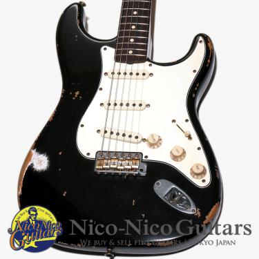 Fender Custom Shop 2009 MBS 1961 Stratocaster Relic Master Built by Jason Smith (Black)