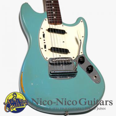 Fender Mustang 1966 Body & 1968 Neck Conversion (Blue)