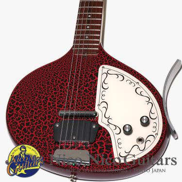 Jerry Jones 1999 Baby Sitar (Red Crack)