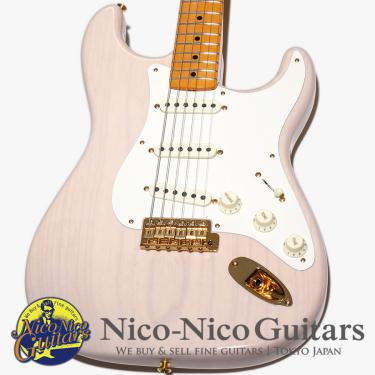 Fender Custom Shop 2024 Vintage Custom 1957 Stratocaster Gold Hardware Time Capsule Package (Aged White Blonde)