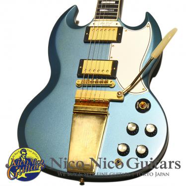 Gibson Custom Shop 2010 SG Custom 2 Pickups w/ Maestro VOS (Pelham Blue)