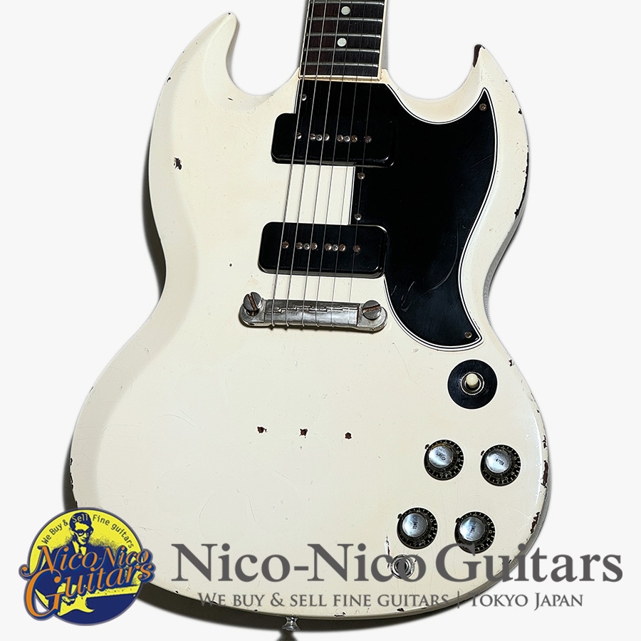 gibson SG SGJ レアカラー ホワイト×赤鼈甲 白