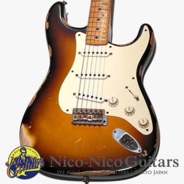 Fender Custom Shop 2008 MBS 1957 Stratocaster Heavy Relic Master Built by Dennis Galuszka (Sunburst)