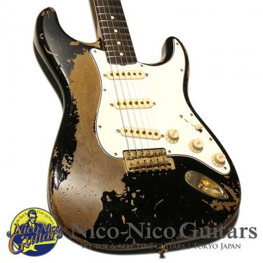 Fender Custom Shop 2009 MBS 1960 Stratocaster Heavy Relic Master Built by John Cruz (Black)