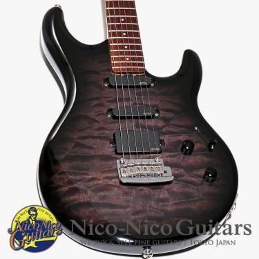 Music Man 2013 Luke BFR QMT (Trans Black)