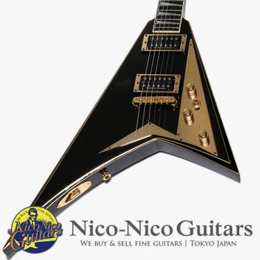 Jackson USA Custom Shop 2024?Randy Rhoads RR1 (Black w/Aztec Gold Pinstripe)