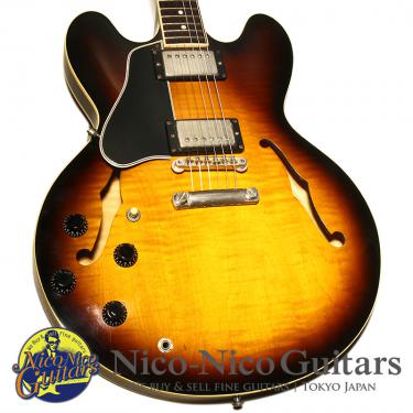 Gibson 2002 ES-335 Dot Reissue Figured Left Hand (Sunburst)