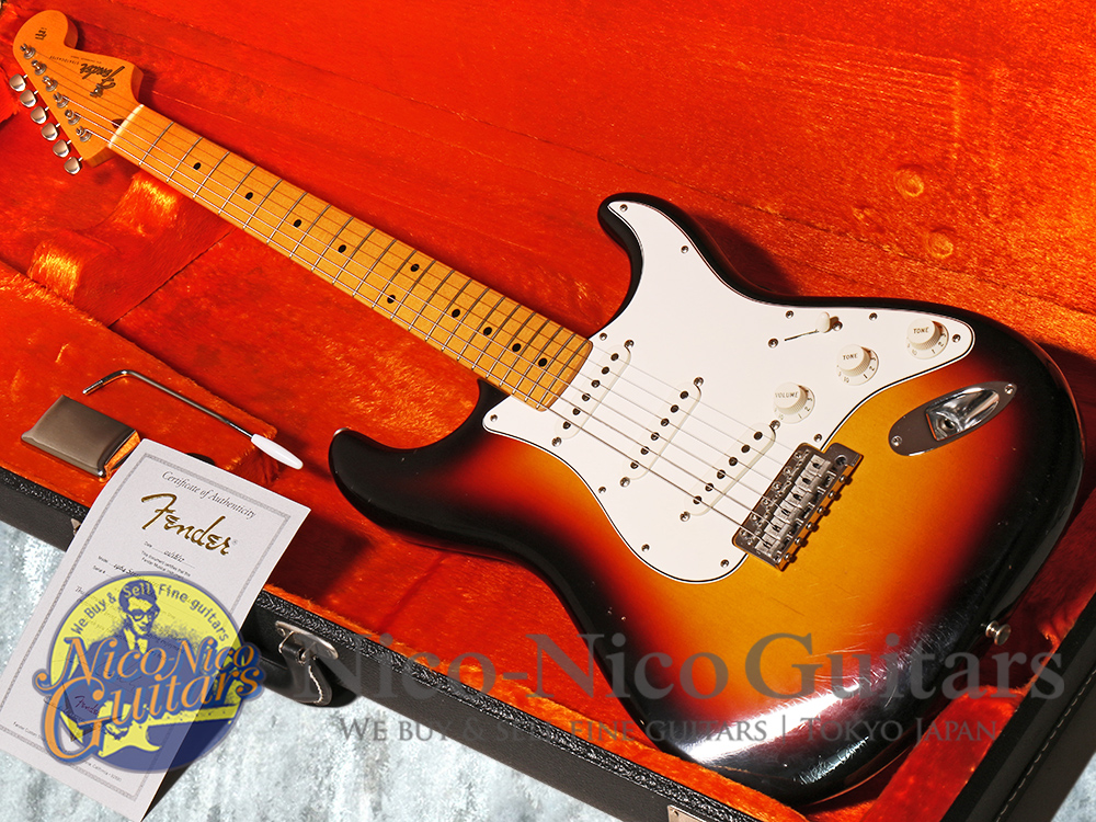 Fender Custom Shop 2017 MBS 1964 Stratocaster Closet Classic 22Fret Head Adjust Masterbuilt by Dennis Galszka (Sunburst)