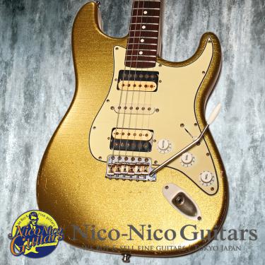 RS Guitarworks 2011 Old Friend Contour Hot Rod Played But Loved (Gold Sparkle)