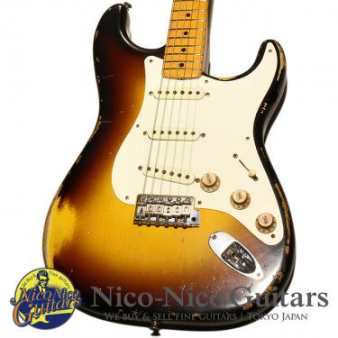 Fender Custom Shop 2015 MBS 1957 Stratocaster Heavy Relic Mater Built by Jason Smith (Sunburst)