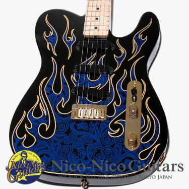 Fender USA 2022 James Burton Telecaster (Blue Paisley Flame)