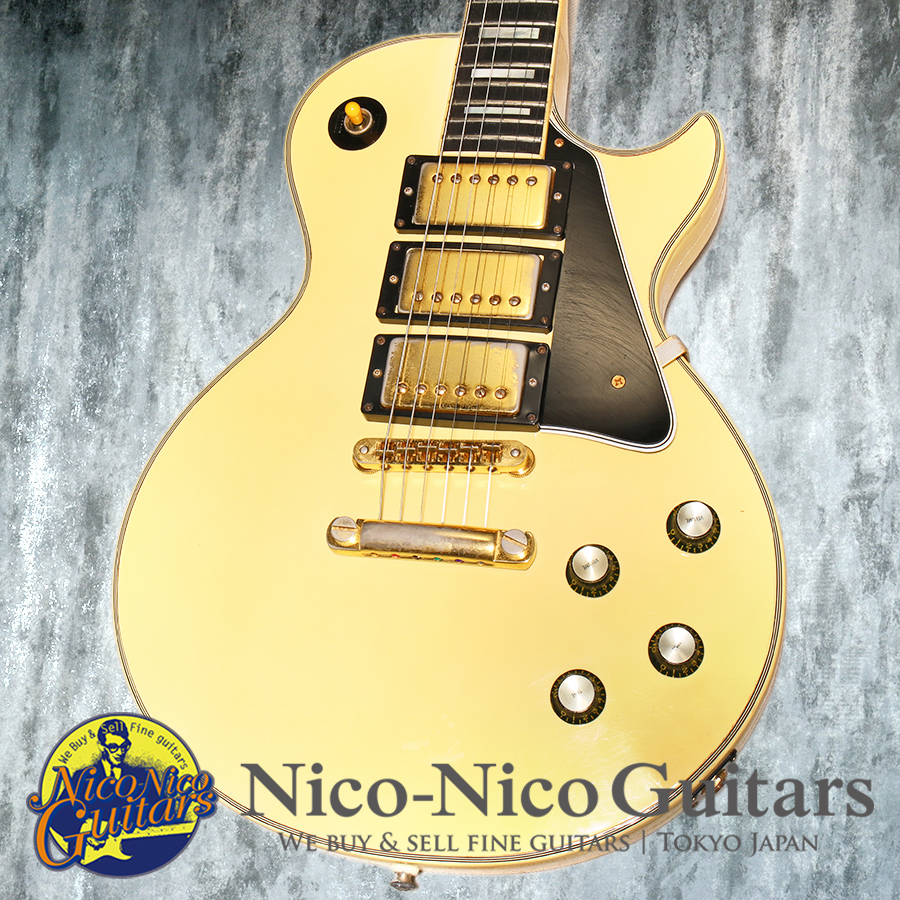 Gibson 1977 Les Paul Custom 3PU (White)