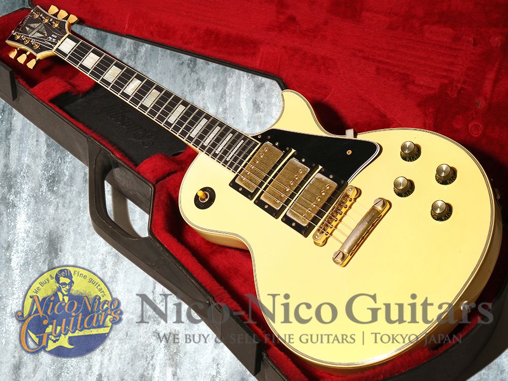 Gibson 1977 Les Paul Custom 3PU (White)