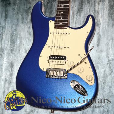 Fender USA 2021 American Ultra Stratocaster HSS (Cobra Blue / Rose)