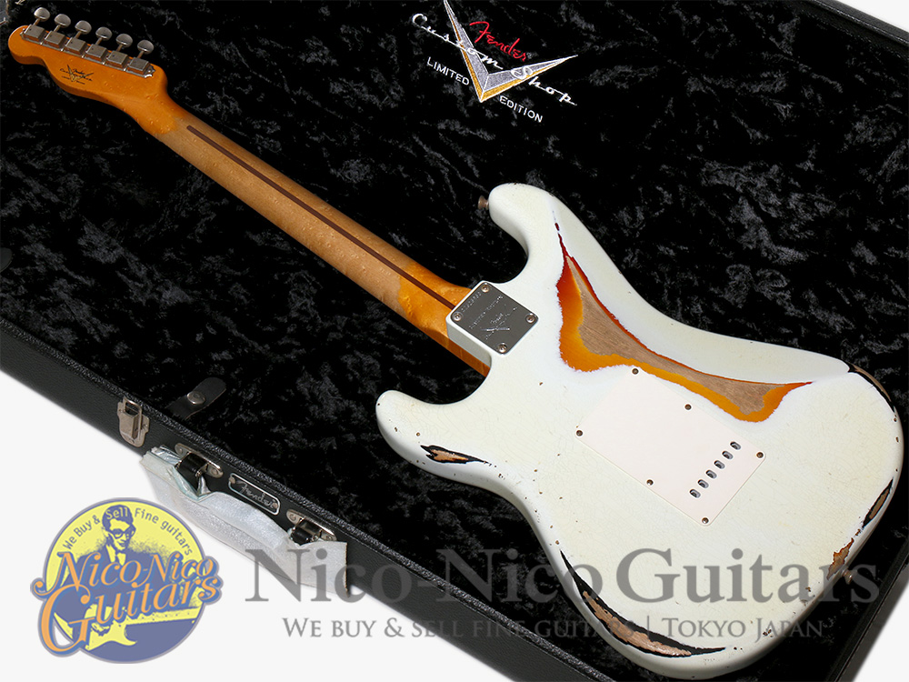 ★サンバーストラッカーフィニッシュandレリック加工Guitar★ アルダー HSH サンバースト レリック - ギターオーダーメイド